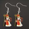 Earrings Santa Claus, 2 cm