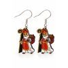 Earrings Santa Claus, 2 cm