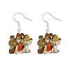 Earrings devil, Nicholas, angel, 2 cm
