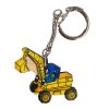 Dřevěná klíčenka bagr, 4 cm