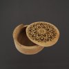 dřevěná krabička mandala
