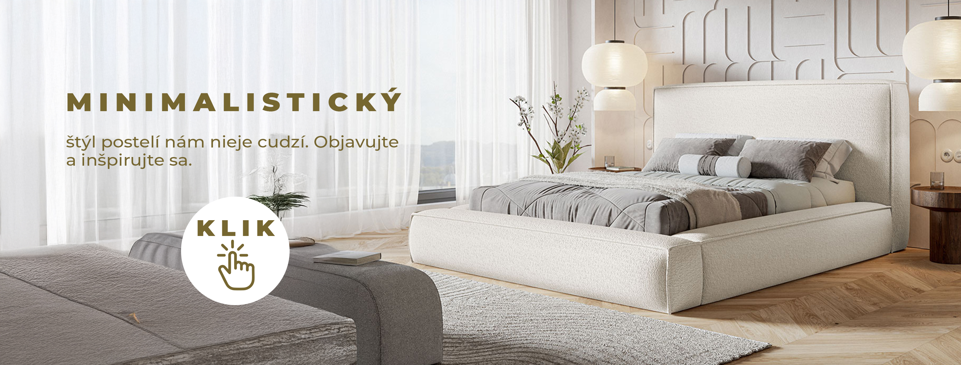 Minimalistický dizajn postelí za top ceny