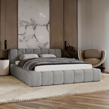 AMALENA HOME minimalisticka calunena postel s uloznym priestorom AIYANA magic velvet 2217 1