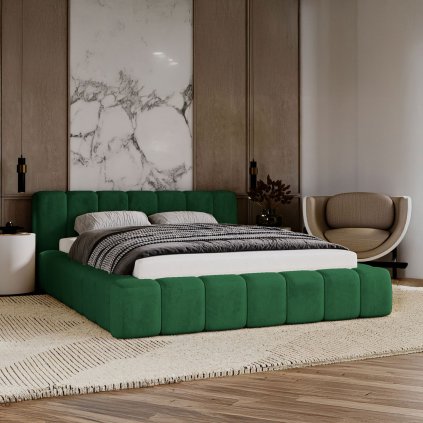 AMALENA HOME minimalisticka calunena postel s uloznym priestorom AIYANA magic velvet 2225 1