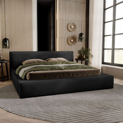 AMALENA HOME minimalisticka calunena postel s uloznym priestorom ZULEIKA magic velvet 2219