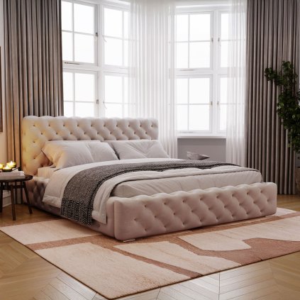 AMALENA HOME calunena postel s uloznym priestorom LANI komodo 11