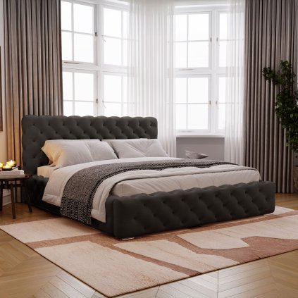 AMALENA HOME calunena postel s uloznym priestorom LANI komodo 23