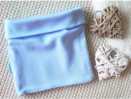 Dětský dvojitý nákrčník tunel, modrý