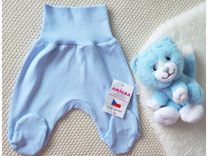 Bavlněné polodupačky, modré