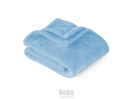 Dětská soft deka - modrá 75x100cm