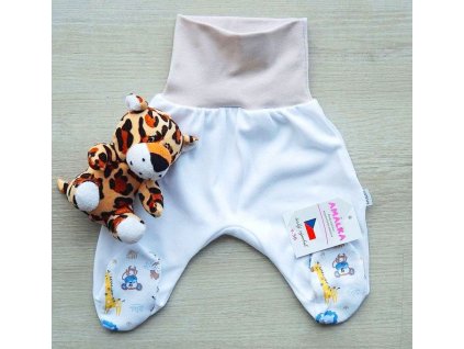 Bavlněné polodupačky, kombinace safari