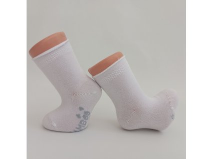 Ponožky z bambusové viskózy Rulík, bílé