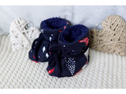 Zateplené bačkůrky, zimní skřítek