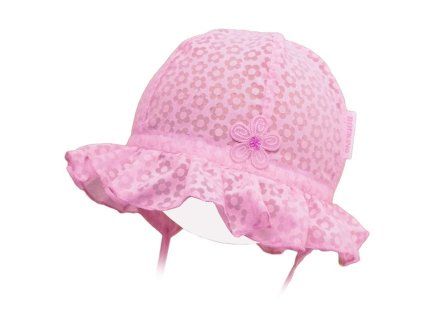 Letní dívčí klobouček, růžový