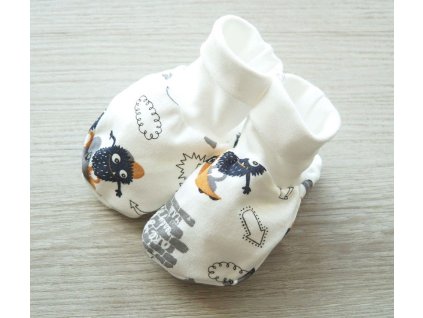 Kojenecké capáčky veselé příšerky skejťáci