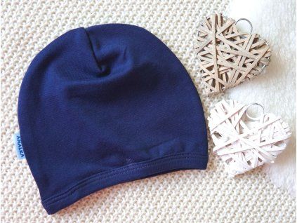 Elastická čepička saporka, tmavě modrá