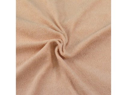 Dětské froté prostěradlo do postýlky, oříškové