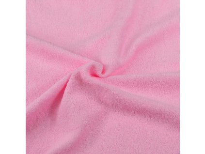 Dětské froté prostěradlo do postýlky, růžové