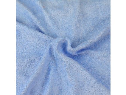 Dětské froté prostěradlo do postýlky, modré