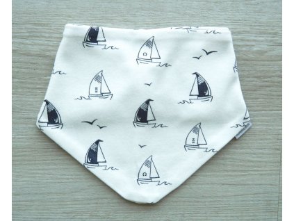 Bavlněný šátek na krk, lodičky