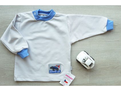 Chlapecká mikina šedá teplákovina, monster