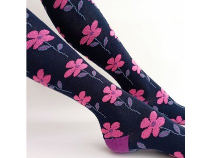 Dívčí punčocháče sasanka, tmavě modré