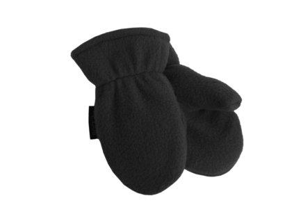 Dětské rukavičky fleece, černé