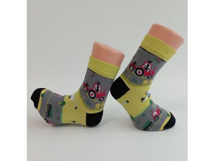 Dětské bavlněné ponožky farma