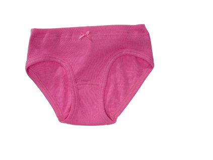 Bavlněné dívčí kalhotky, sytě růžové v.92,104