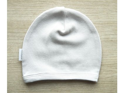 Bavlněná čepička saporka, světle šedá