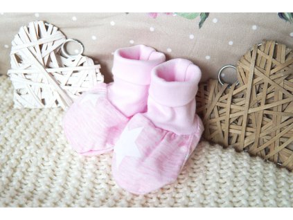 Bavlněné růžové capáčky, hvězdička