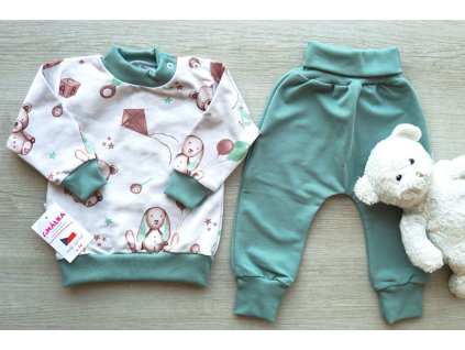 Bavlněná souprava teplákovina, Kouzelné hračky