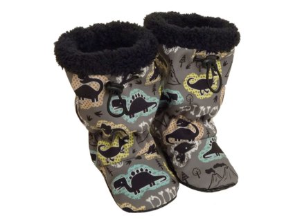 Softshellové capáčky s protiskluzem, Premium Antislip vzor DINO