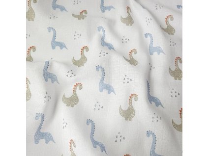 Plena 70x70 cm, tisk - brontosaurus