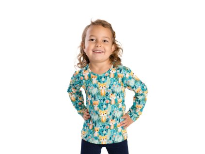 Dětské tričko dlouhý rukáv, Liška Bystrouška