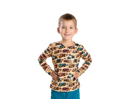 Dětské tričko dlouhý rukáv, Traktor Veterán