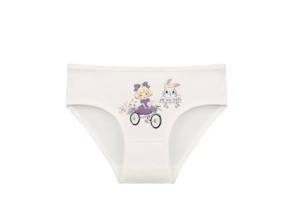 Dívčí kalhotky Panenka, smetanové