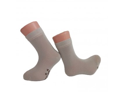 Dětské ponožky z bambusové viskózy BOBIK, béžové