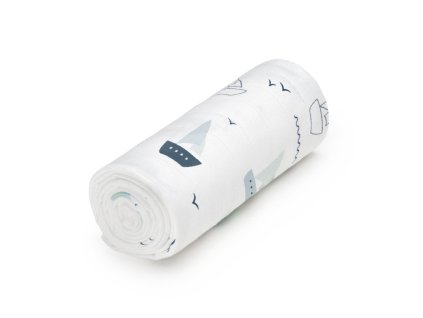 Velká bavlněná TETRA osuška, Lodičky 120x120cm