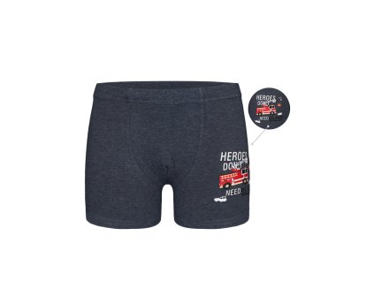 Dětské boxerky tmavě modré, Hasiči