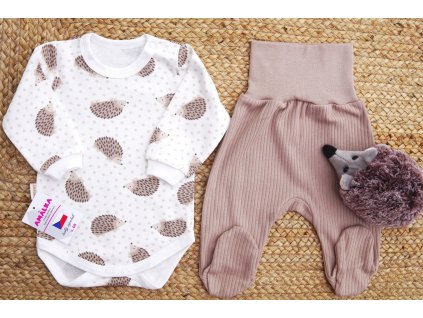 Bavlněná souprava pro miminko, Ježek