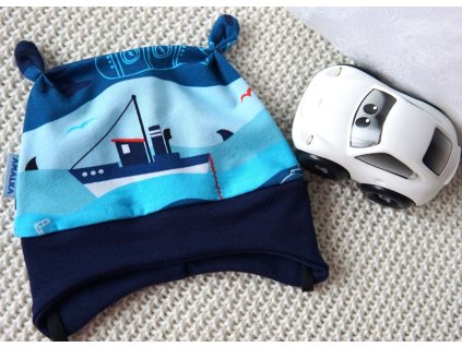 Elastická čepička jersey, lodičky