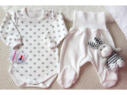 Bavlněná souprava smetanová, Magické hvězdičky