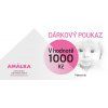 DÁRKOVÝ POUKAZ v hodnotě 1000 Kč, vytištěný
