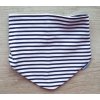 Šátek na krk, pruhy modrobílé