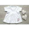 Bílé bavlněné letní šatičky v.56-80