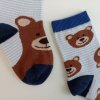 Kojenecké ponožky modré, medvídek