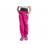 Dětské softshellové kalhoty s fleecem Basic, Fuchsiová v.98/104