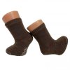 Kojenecké ponožky MERINO vlna, hnědé