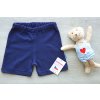Bavlněné, tmavě modré kraťasy